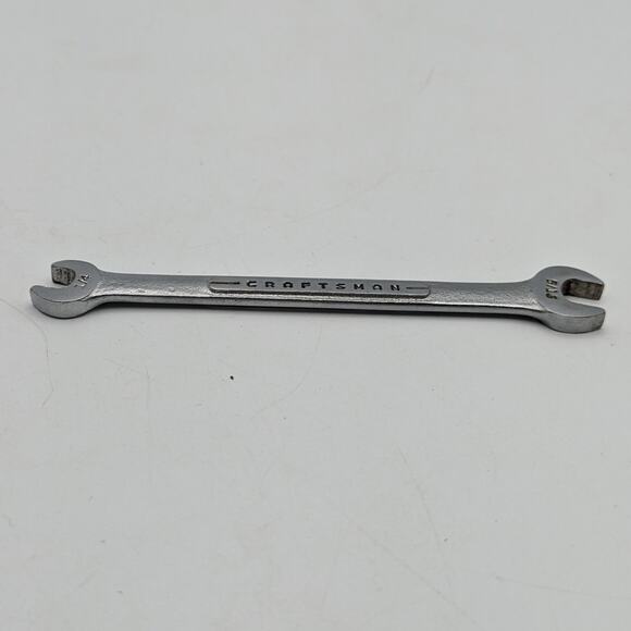 Vintage Craftsman 1/4" - 5/16" V Series Open End Wrench Double Standard SA-E - Picture 2 of 7